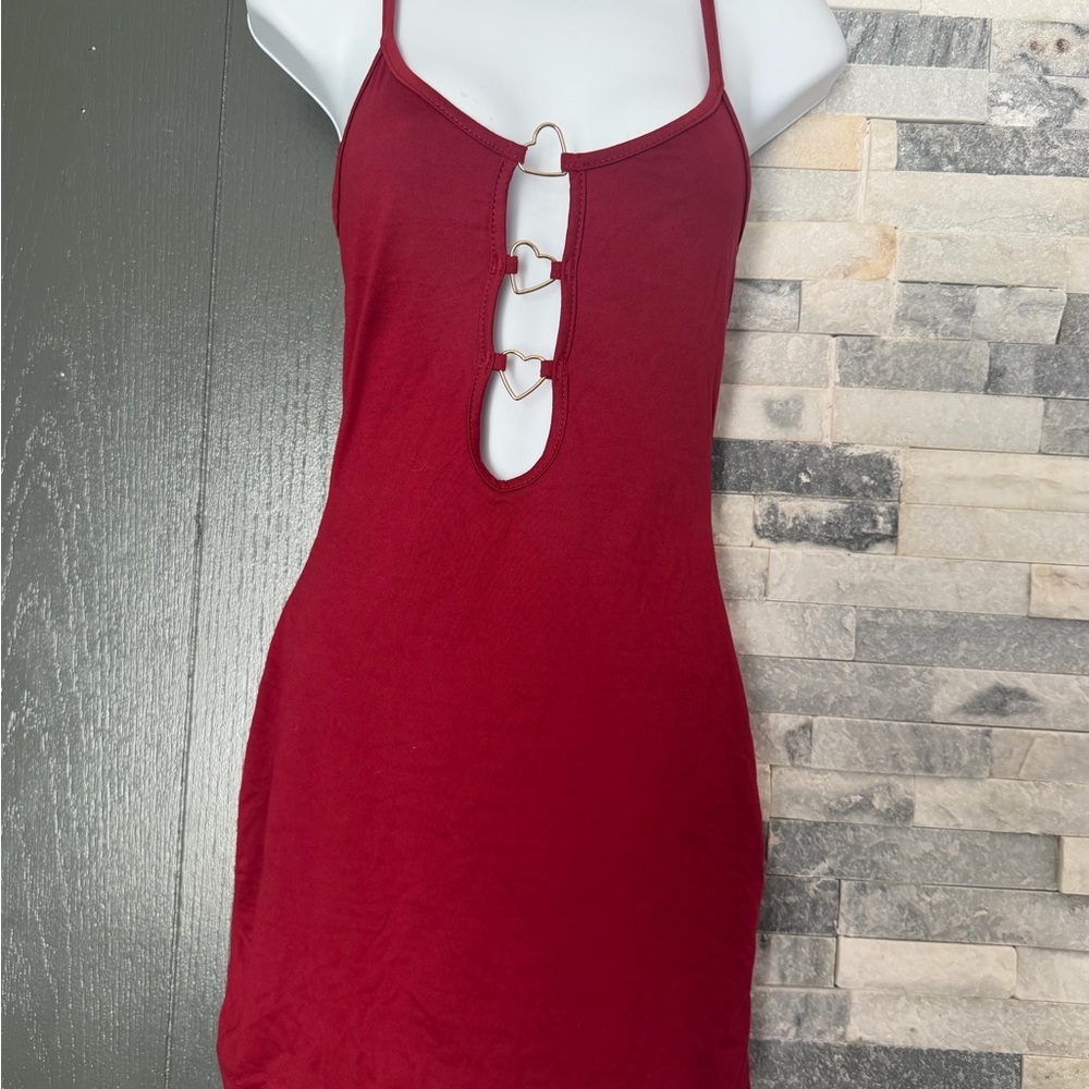 SHEIN Burgundy Top